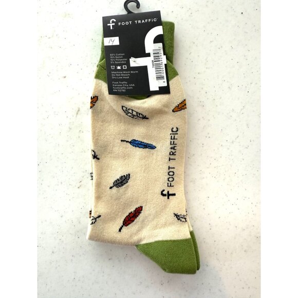 Foot Traffic Bird Nerd Socks Men's Crew Sock Birdwatching - Picture 3 of 4